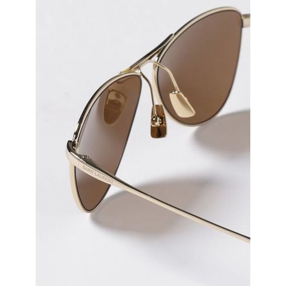 Saint Laurent Sunglasses Woman Yellow Gold